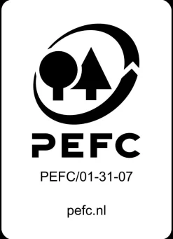 Meubelpaneel Wit 18x2500mm 70% PEFC