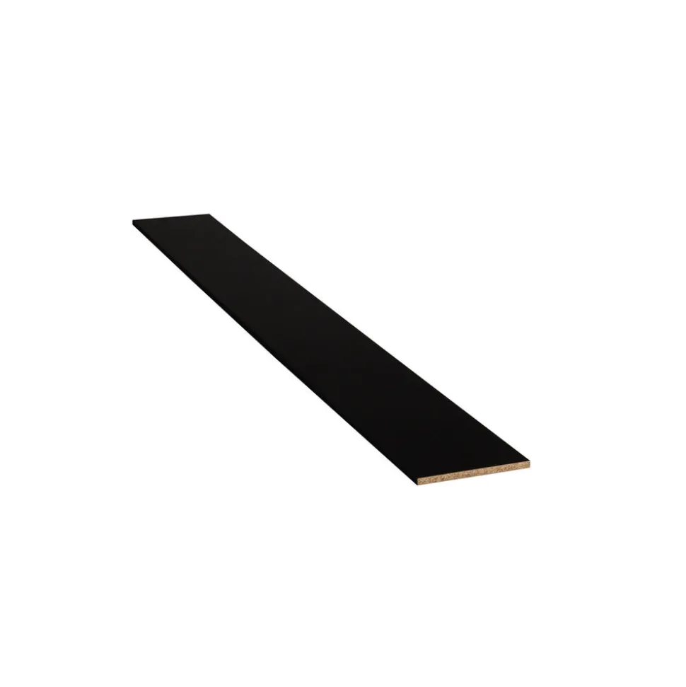 Meubelpaneel Zwart 18x2500mm 70% PEFC