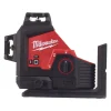 Milwaukee Accu Kruislijnlaser Groen 3x360C° M12 3PL-0C 12V Body In Koffer