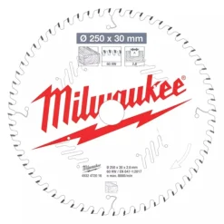 Milwaukee Cirkelzaagblad MS W 60ATB 250x30x2,8mm