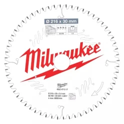 Milwaukee Cirkelzaagblad MS W 60ATB 216x30x2,4mm