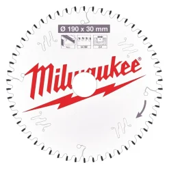 Milwaukee Cirkelzaagblad P Alu 54ATB 190x30x2,4mm