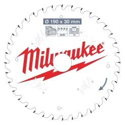 Milwaukee Cirkelzaagblad P W 36ATB 190x30x1,6mm