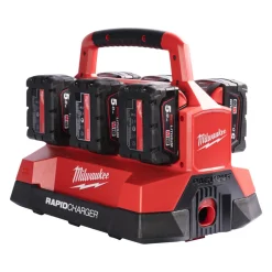 Milwaukee Compatibele Lader Voor 6 Accu's M18PC6