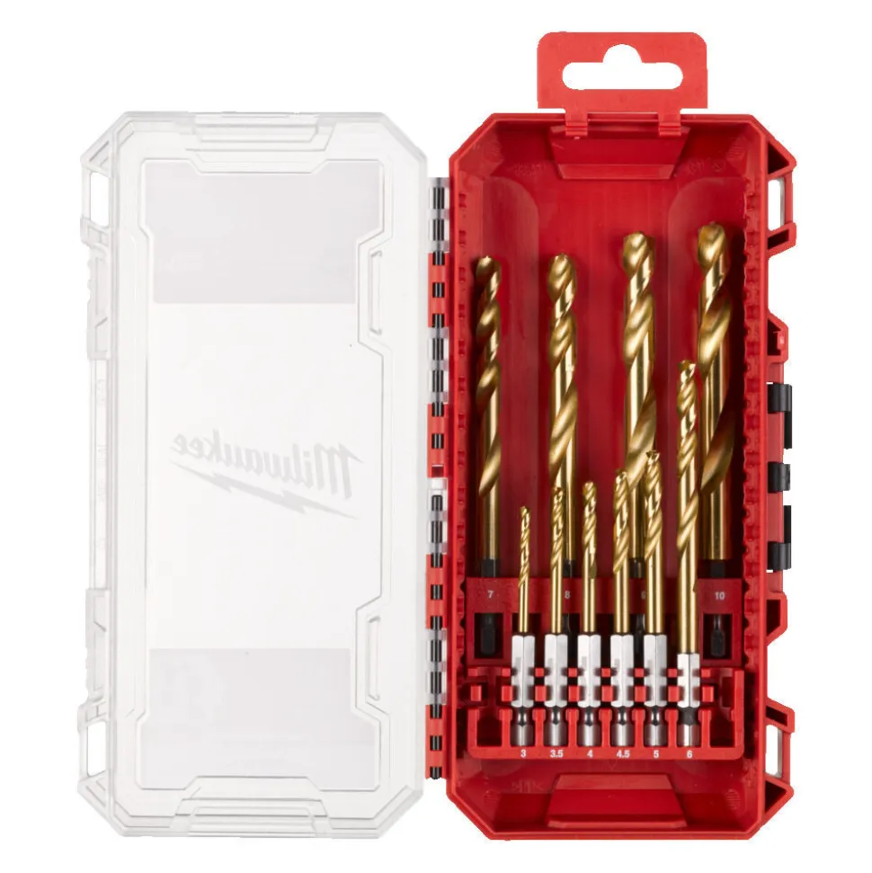 Milwaukee HSS Metaalborenset Shockwave 10st