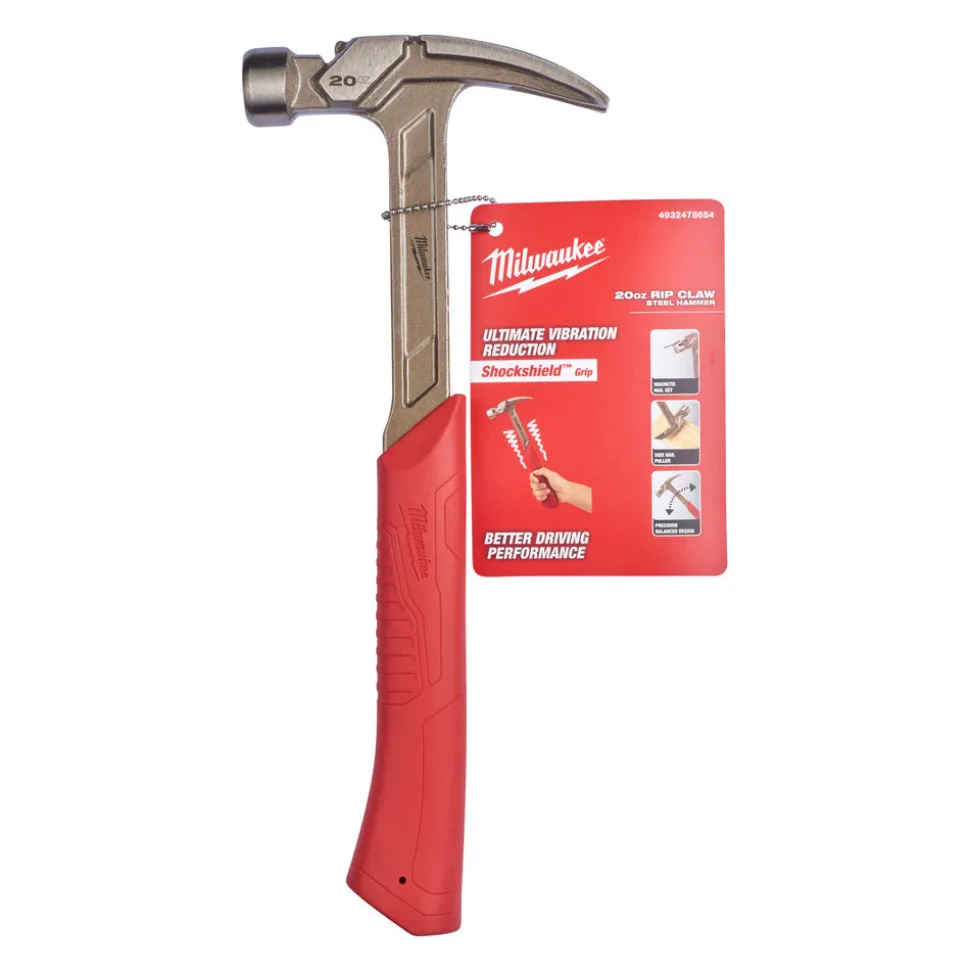 Milwaukee Klauwhamer Shockshield Recht 570gr