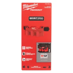 Milwaukee Packout Zijmontage M12 Accu Rek