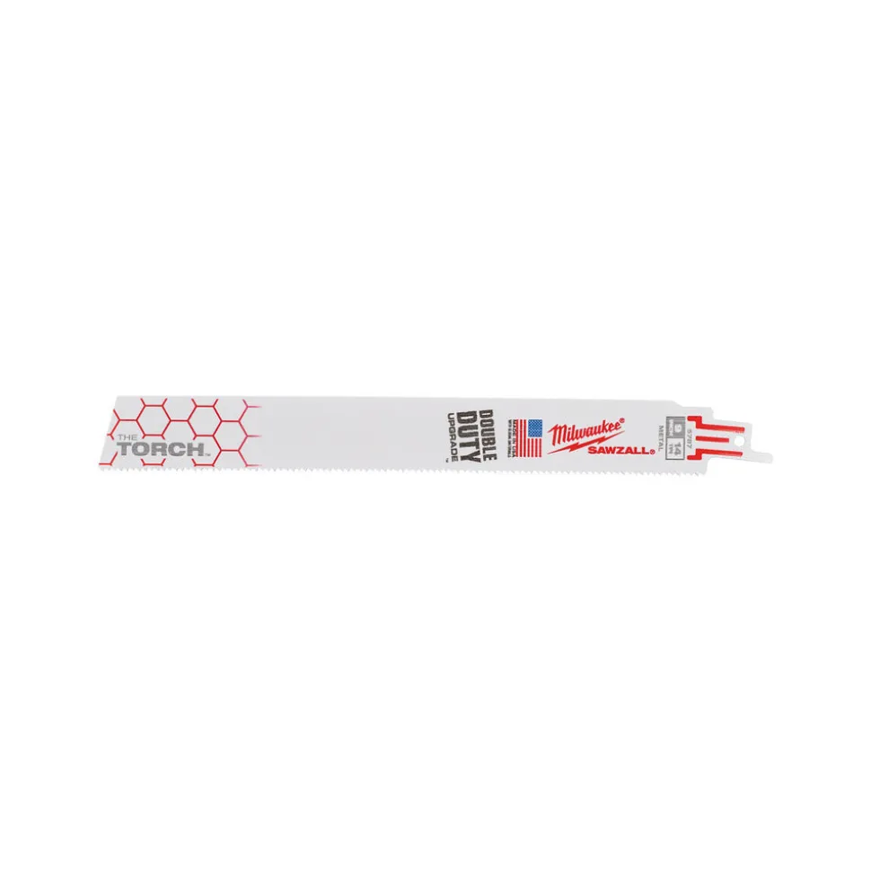Milwaukee Reciprozaagblad Sawzall metaal Heavy Duty TORCH 230mm 14-Tpi 5st