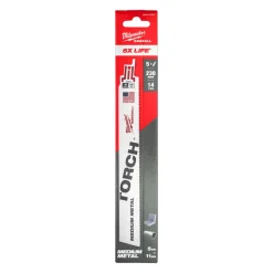Milwaukee Reciprozaagblad Sawzall metaal Heavy Duty TORCH 230mm 14-Tpi 5st