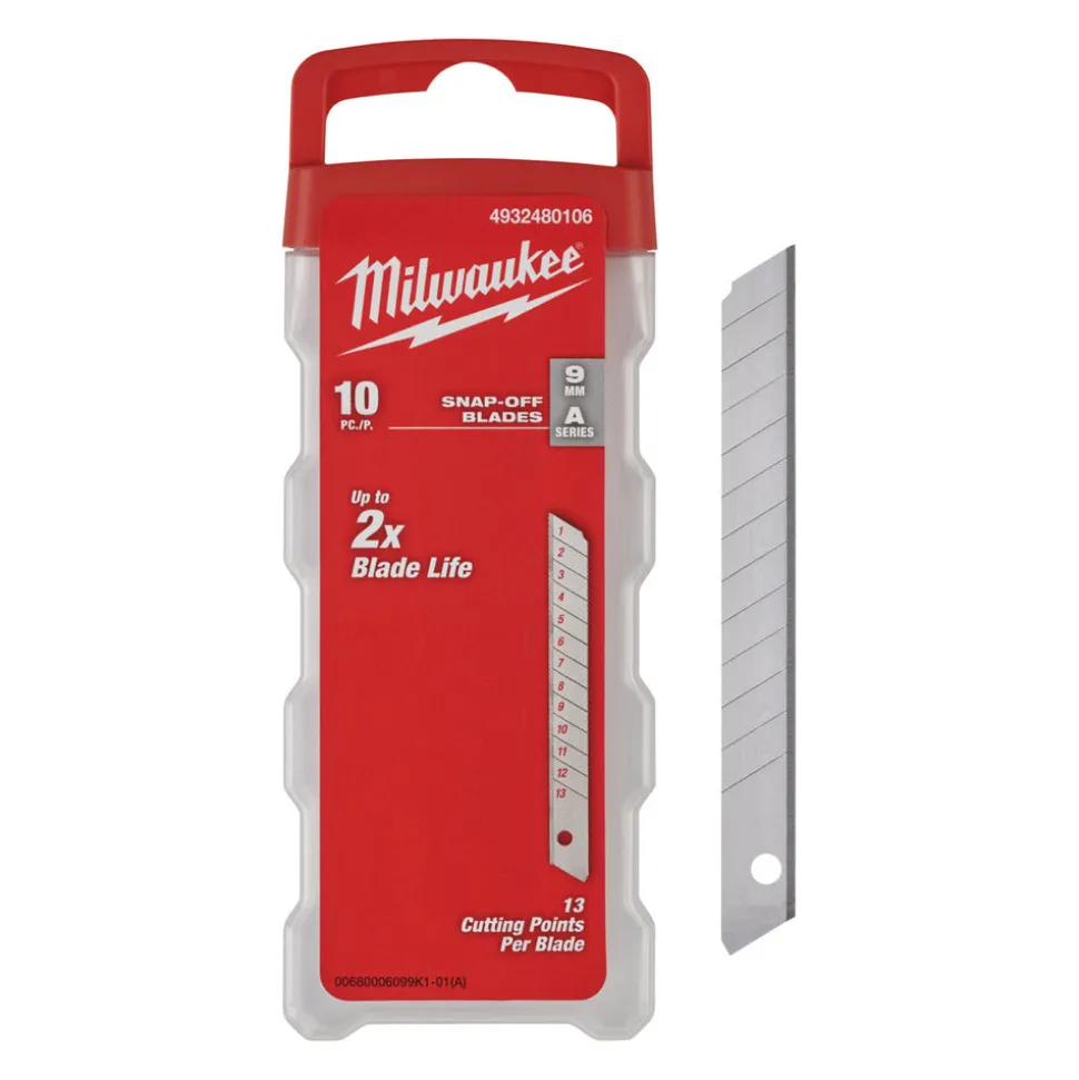 Milwaukee Reservemessen Breekmes 9mm 10st