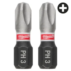 Milwaukee Schroefbit SHOCKWAVE PH3 25mm 3st