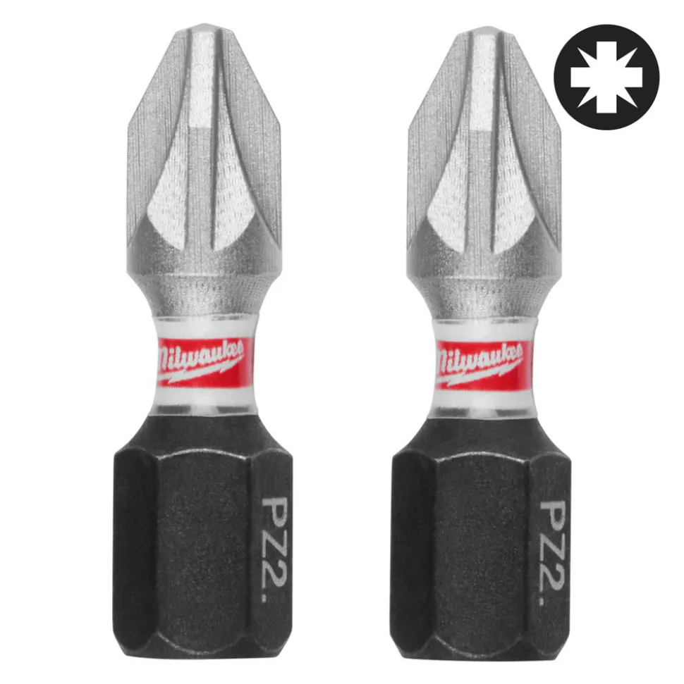 Milwaukee Schroefbit SHOCKWAVE PZ2 25mm 3st