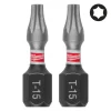 Milwaukee Schroefbit SHOCKWAVE TX15 25mm 3st