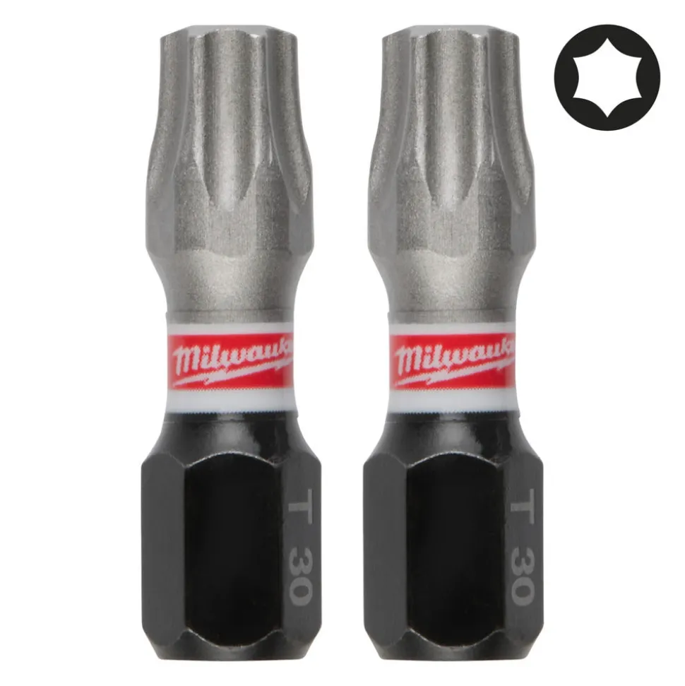 Milwaukee Schroefbit SHOCKWAVE TX30 25mm 3st