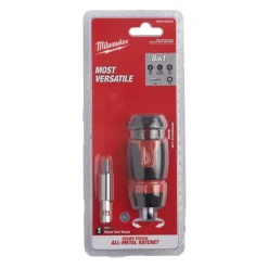 Milwaukee Schroevendraaier Multi-Bit 8-In-1 Ratel Compact