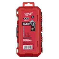 Milwaukee SDS PLUS Borenset MX4 PACKOUT Ready Box 5/6x115, 6/8x165, 10x165mm