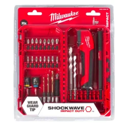 Milwaukee Shockwave Bitset Incl Haakse Schroefkop 35st