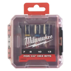 Milwaukee Shockwave Magnetische Doppenset 4-delig