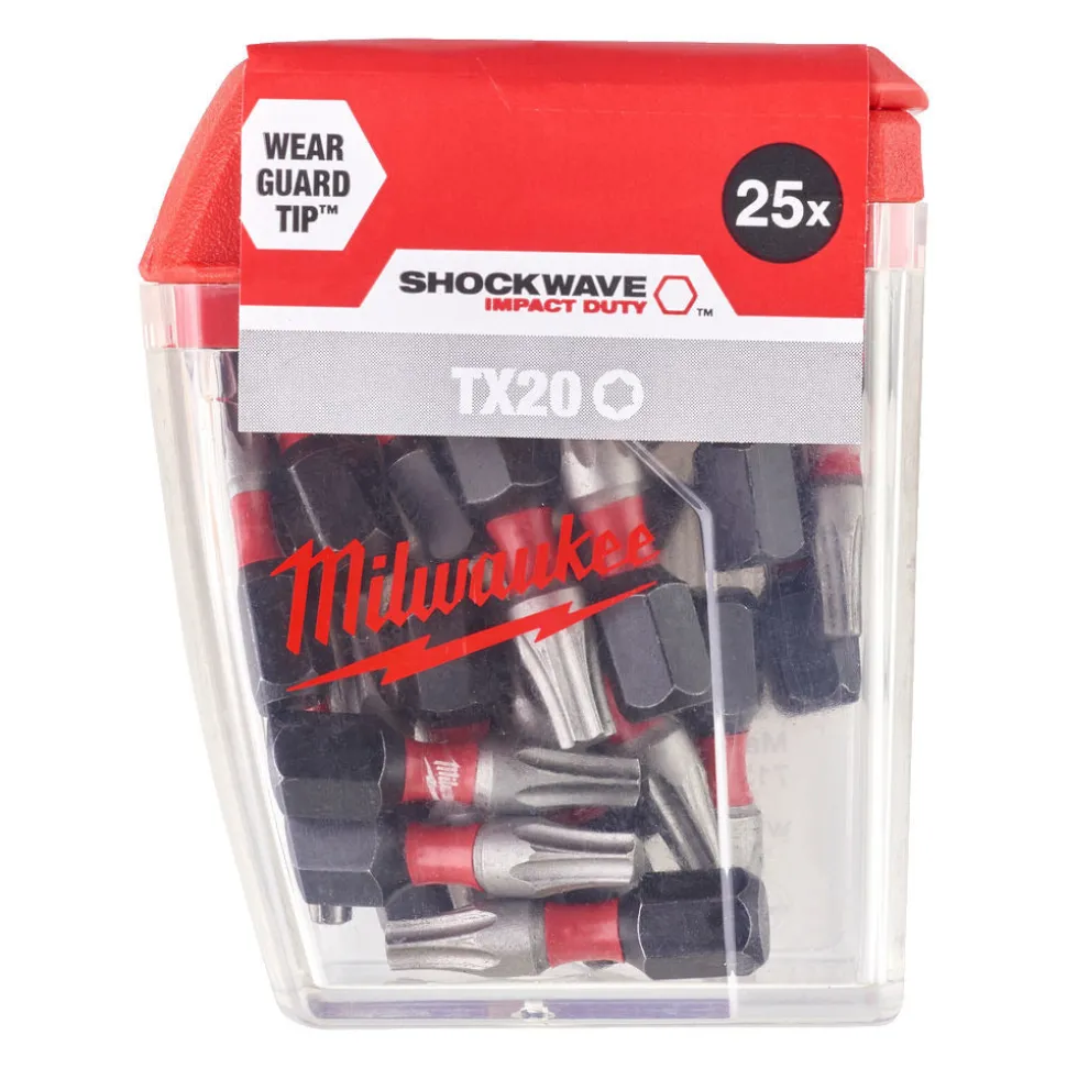 Milwaukee Shockwave Schroefbit TX20x25mm 25st