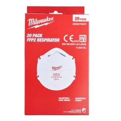 Milwaukee Stofmasker FFP2 Opvouwbaar 20st
