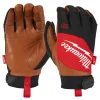 Milwaukee Werkhandschoenen Hybrid Leer Bruin Maat 9/L