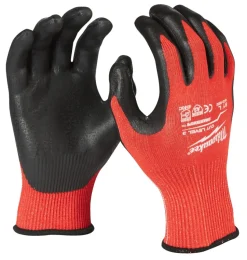 Milwaukee Werkhandschoenen Gedipt Snijklasse 3/C Rood Maat 10/XL