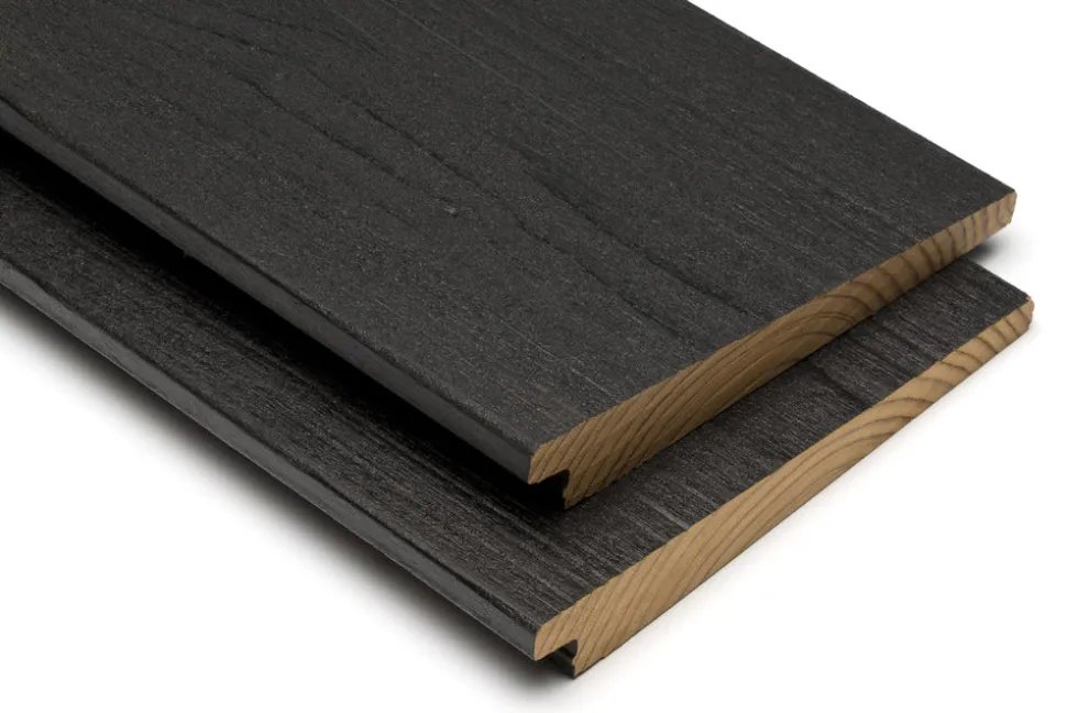 Modiwood Colour Zweeds Rabat RAL9005 20x141x4200mm 4st 70% PEFC