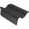 Monier Gevelpan Links OVH 206 Keramiek Naturel Blauw Gesmoord 30,4x37,2cm