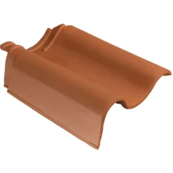 Monier Gevelpan Links OVH 206 Keramiek Naturel Natuurrood 30,4x37,2cm