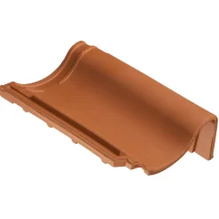 Monier Gevelpan Rechts OVH 206 Keramiek Naturel Natuurrood 21,4x37,2cm