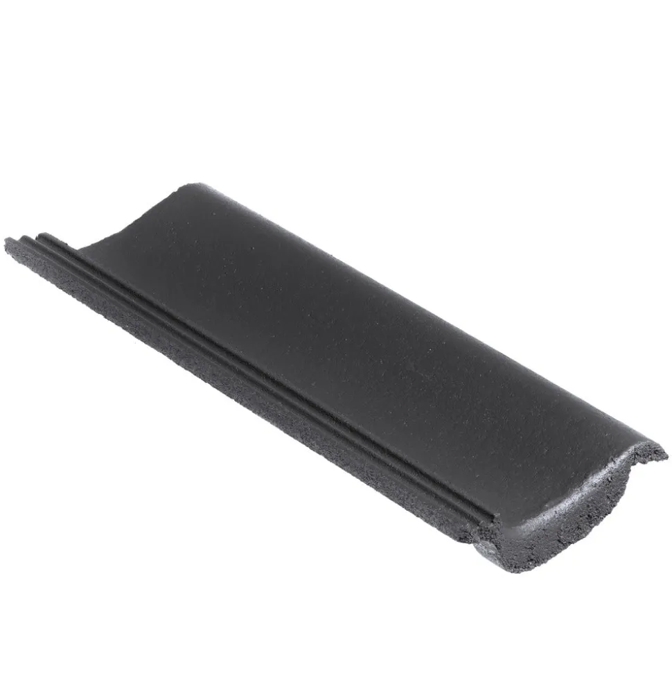 Monier Halve dakpan sneldek beton 15 cm antraciet