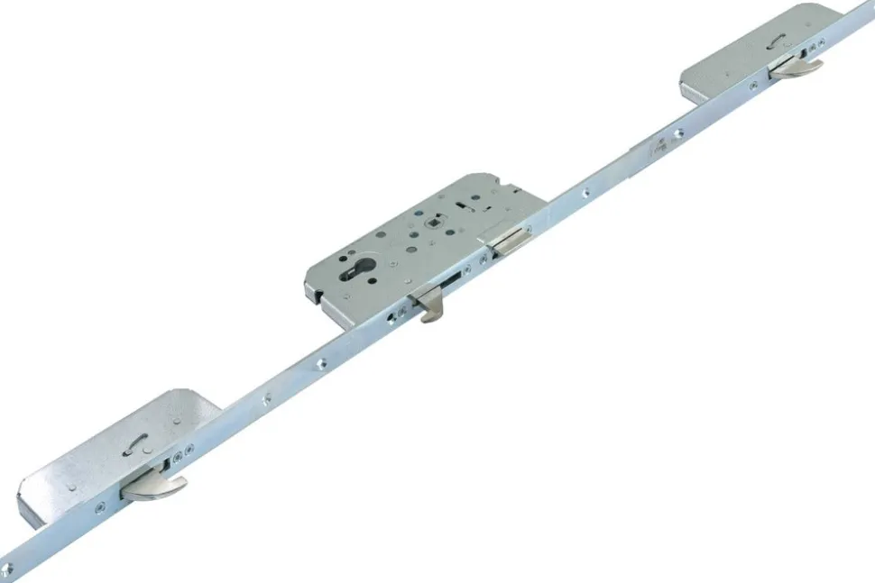 Nemef Meerpuntsluiting 4923/02 Geel Doornmaat 55mm SKG3 Cilinderbediend