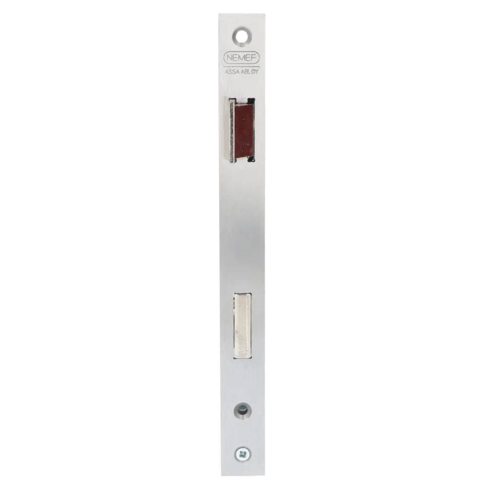 Nemef Smalslot 9601/07-25mm PC92mm Rechthoekige RVS voorplaat