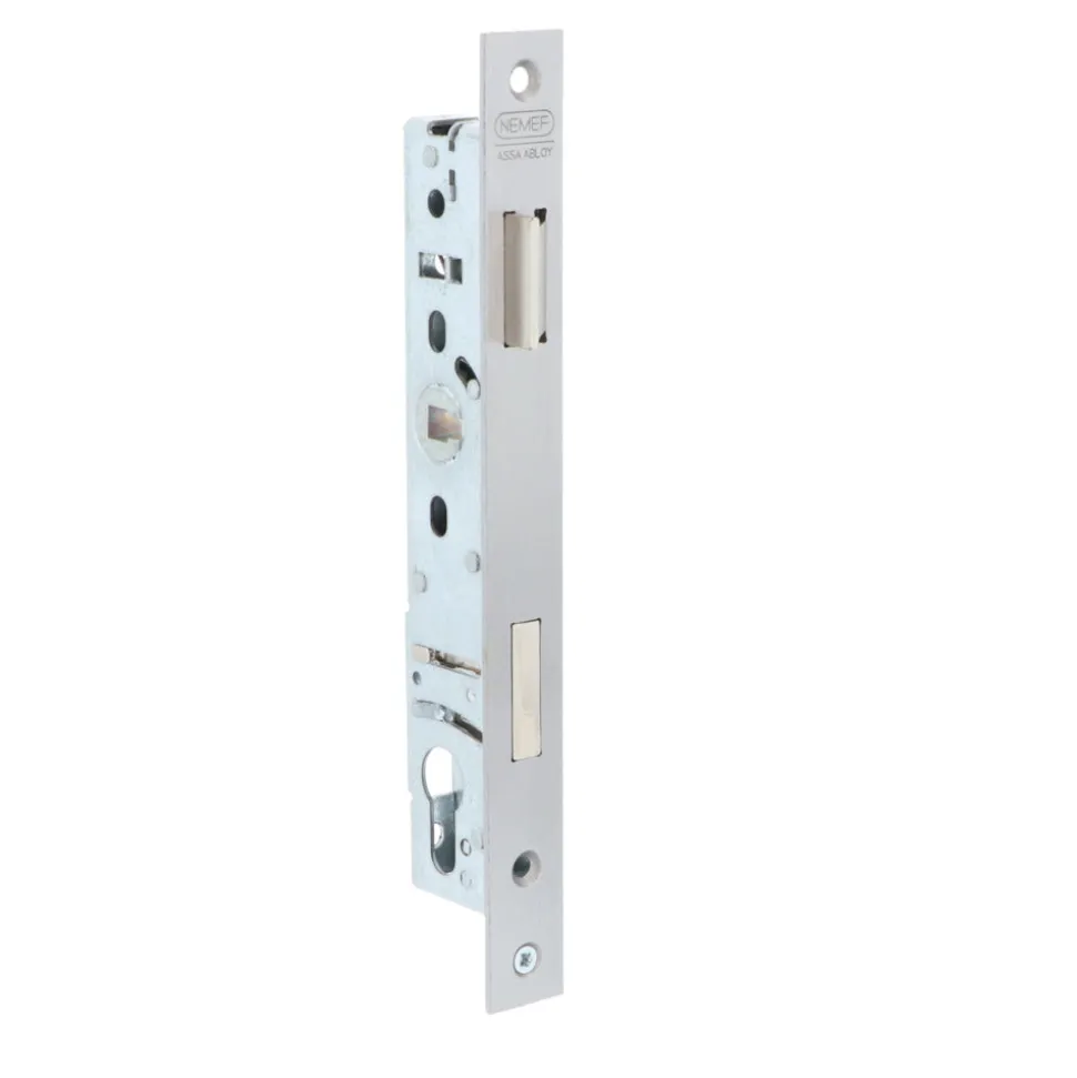 Nemef Smalslot 9601/07-25mm PC92mm Rechthoekige RVS voorplaat