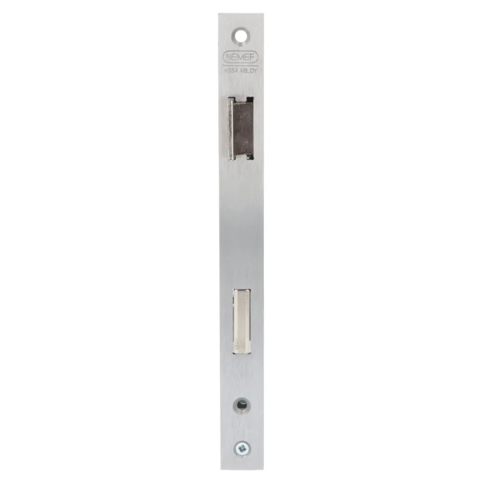 Nemef Smalslot 9602/07-30mm PC92mm Rechthoekige RVS voorplaat