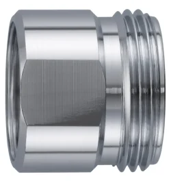 Neoperl Verloopnippel messing verchroomd M22x3/4"