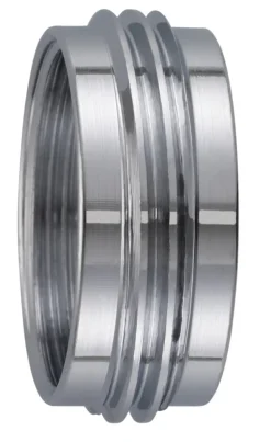 Neoperl Verloopnippel messing verchroomd M22x1/2"x3/4"