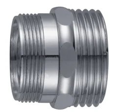Neoperl Verloopnippel messing verchroomd M24x1x3/4"