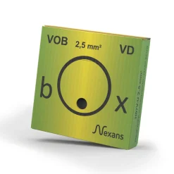 Nexans Installatiedraad Profwire VDbox Geel/Groen 2,5mm2 100m