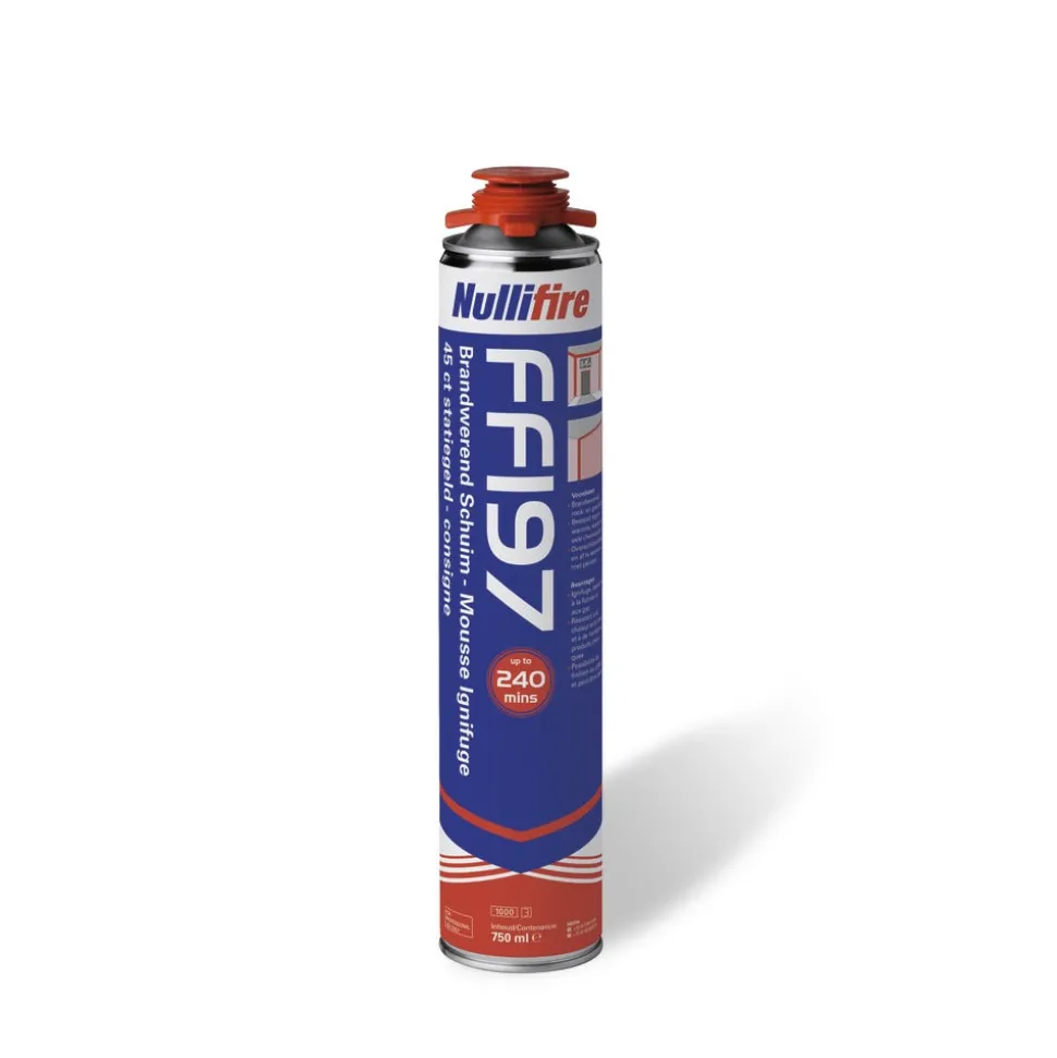 Nullifire Pistoolschuim FF197 Brandwerend Lichtgrijs 750ml