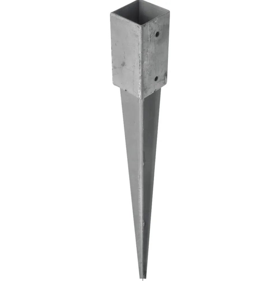 Paalhouder Thermisch Verzinkt 71x71x750mm Met Punt