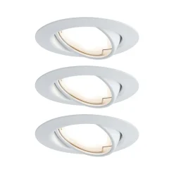 Paulmann Inbouwspot Base Wit Rond 5W Kantelbaar 3st