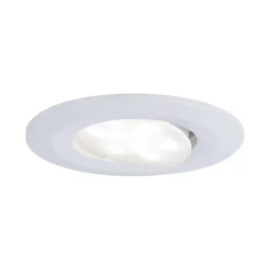 Paulmann Inbouwspot Calla Mat Wit Rond 6W Kantelbaar IP65 3st