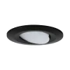 Paulmann Inbouwspot Calla Mat Zwart Rond 6W Kantelbaar IP65