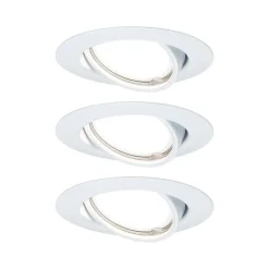 Paulmann Inbouwspot EBL Base Wit Rond 5W Kantelbaar 3st