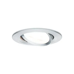 Paulmann Inbouwspot Nova Geborsteld Aluminium Rond 6,5W Kantelbaar 3st