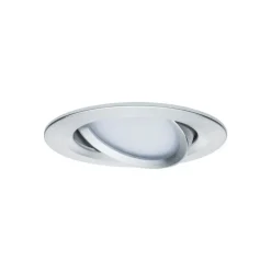 Paulmann Inbouwspot Nova Geborsteld Aluminium Rond 6,5W Kantelbaar 3st