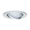 Paulmann Inbouwspot Nova Geborsteld Aluminium Rond 6,5W Kantelbaar