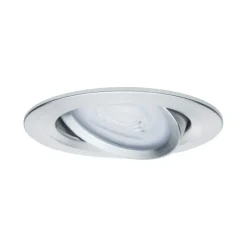 Paulmann Inbouwspot Nova Geborsteld Aluminium Rond 6,5W Kantelbaar