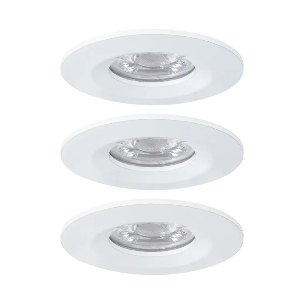 Paulmann Inbouwspot Nova Mini Mat Wit Rond 4W IP44 3st